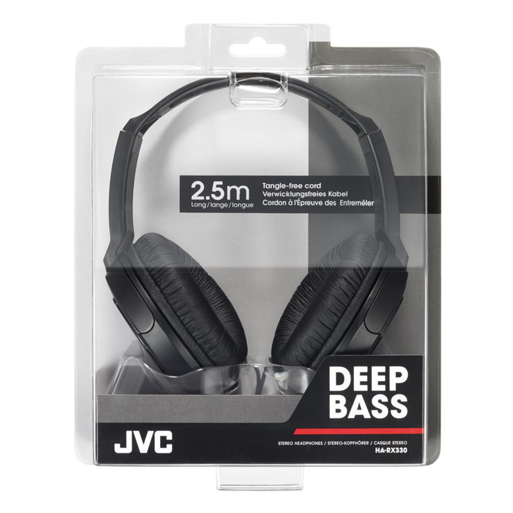 JVC Jvc Hoofdtel Ha-rx330 Zwart - Afbeelding 2