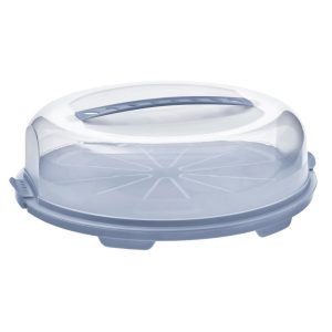 Rotho Fresh Taartdoos 34.5×35.5×11.6 cm Horizon Blauw/Transparant