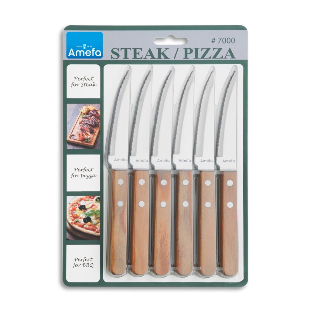 Amefa Pizza/Steak Messenset 6-delig - Afbeelding 2