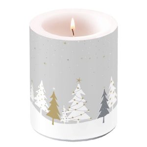 Ambiente Stompkaars Midnight Trees 10×12 cm Grijs